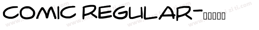 Comic Regular字体转换